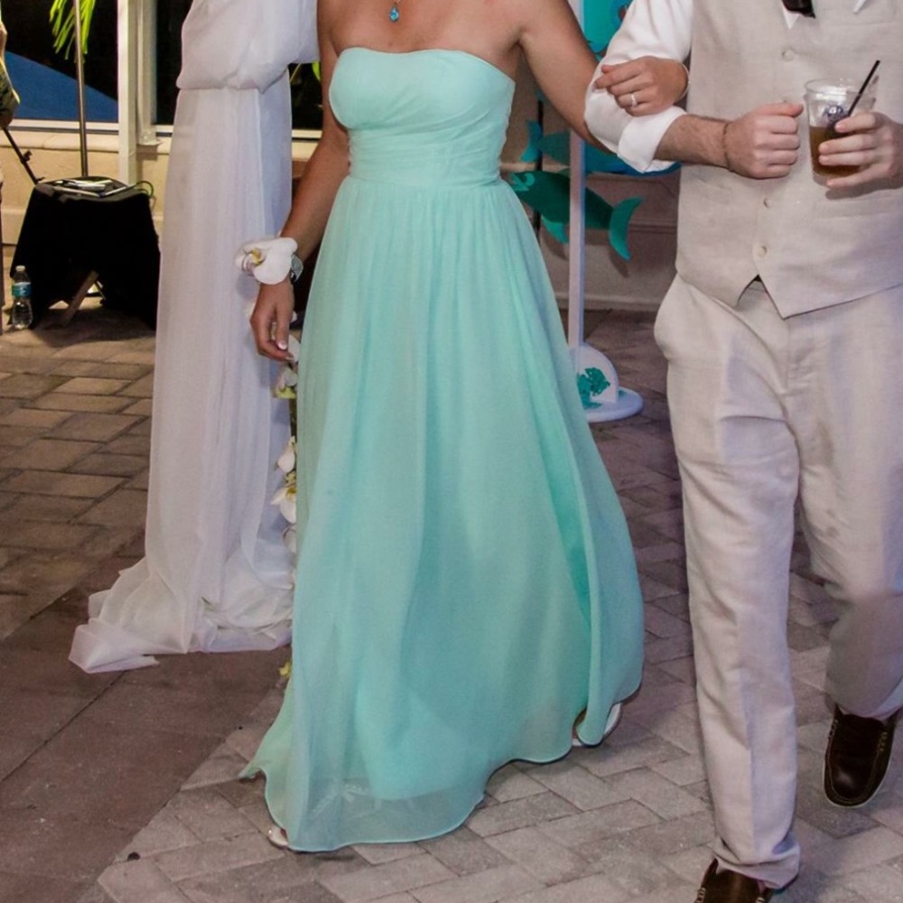 Alfred Angelo Aqua One of a Kind Dress 4/6